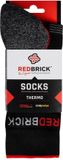 Redbrick Werksok Thermo Zwart - Sokken - 39-42