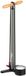 Lezyne Steel HV Floor Drive Pompe à vélo - 100psi - Gris