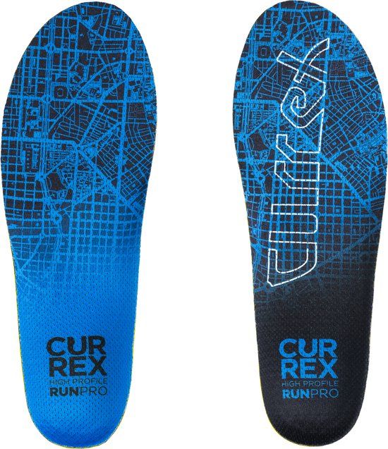 CURREX RunPro High Inlegzooltje-Blauw, Geel, Maat XXL
