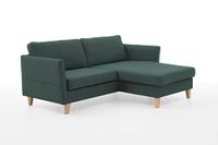 Atlantic Home Collection 2-zits bank Mailo met longchair, groen