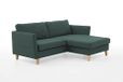 Atlantic Home Collection 2-zits bank Mailo met longchair, groen
