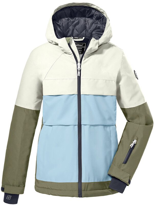 killtec KSW 173 Ski Jacket Girls, olive/white 128 2022 Winter Sports Jackets