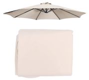 Housse de remplacement pour parasol, 3 mètres, avec 8 baleines, imperméable