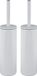 Spirella Brosse WC avec support Cannes - 2 pièces - Ivoire - Métal - 40 x 9 cm