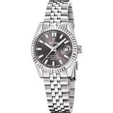 Festina F20087/6 Polshorloge Dames Zilverkleurig Zwart Staal Saffierglas 10 ATM