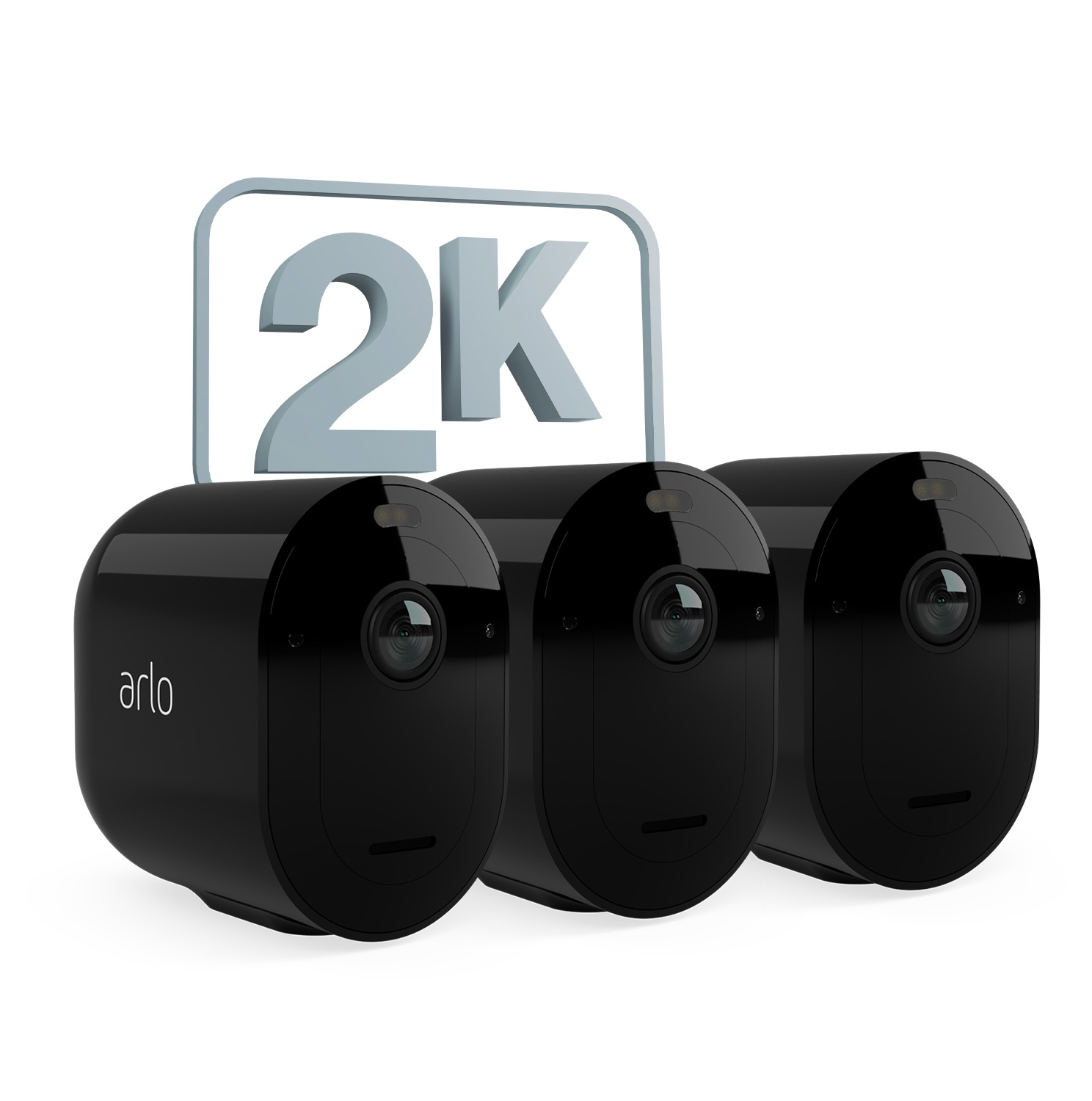 Arlo Arlo Pro 5 2K Spotlight Draadloze Beveiligingscamera, 3 cam-kit zwart