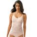 Bali Dames Shapewear Top, Sheer, Zwart, XXL