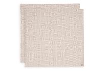 Jollein Hydrofiele Doek Large - 115x115cm - Soft Plumes - 2 Stuks