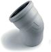 REHAU RAUPIANO PLUS bocht DN 40, 87 graden