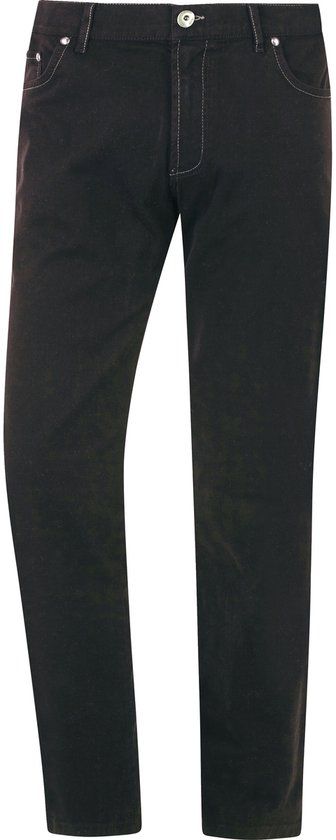 Jan Vanderstorm heren Broek Met Lage Taille - 36 - zwart - Plus Size