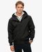 Superdry Bomber à Capuche en Nylon Surplus, Noir, Taille : M