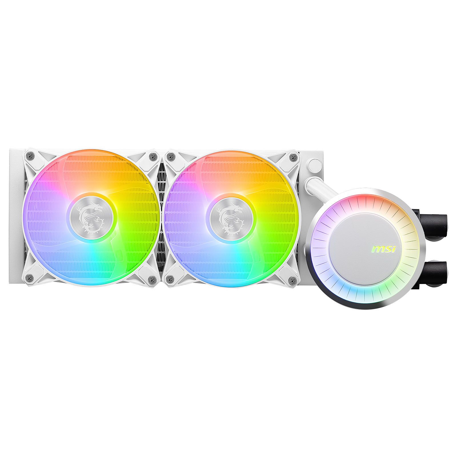MSI MAG CORELIQUID E240 WHITE CPU Liquid Cooler - 240mm - White