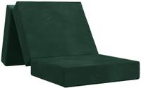 vidaXL Vouwbare Sofa Bed 90 x 63 x 45 cm Donkergroen
