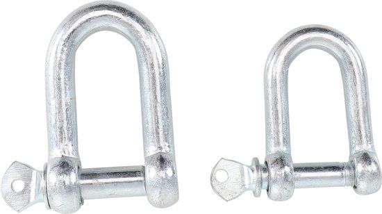 BGS Do it yourself BGS Diy 80871 D-sluitingset D model 2-dlg. - chroom