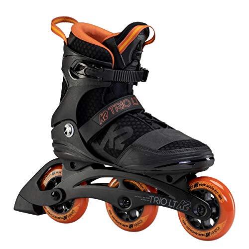 K2 Trio Lt 100 Inline Skates Zwart - Oranje 12