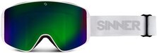 SINNER - AURA - MATTE WHITE Unisex Ski Goggles - One Size