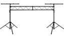 Audibax SLS30 - Verlichtingshouderset - Statieven voor rookmachines met kogelkop - Truss-houder voor lichten - In hoogte verstelbaar van 240 tot 325 cm - 2 T-stangen met 4 handgrepen