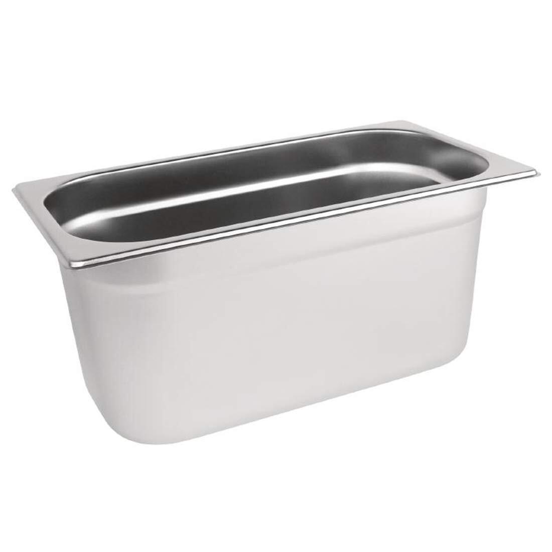 Vogue K934 roestvrij staal 1/3 gastronorm pan, 150 mm