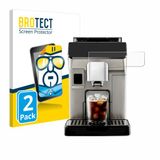 BROTECT - Screenprotector voor DeLonghi Eletta Explore - Folie Beschermfolie transparant 2 Stuks