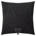 Zoeppritz Since 1828, 702291-960-50x50, zachte fleece-kussenovertrek met gehaakte steek, pluizige kussenovertrek, 40 x 40 cm, 960 antraciet melk