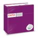 Fato - Airlaid droge papieren servetten, met bestekzak, stoffen look, 50 servetten, formaat 40 x 40 cm, aubergine