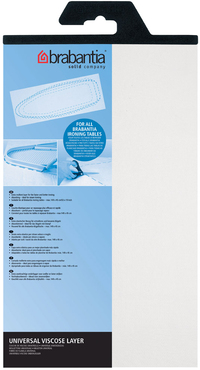 Brabantia Strijkplankovertrek - Wit - 135 x 49 cm - 196423