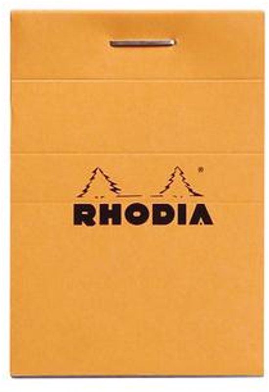 Rhodia notitieblok nr. 10, DIN A8, geruit, oranje