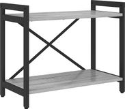 vidaXL Étagère 60 x 30 x 50 cm Bois traité Gris Sonoma