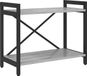 vidaXL Étagère 60 x 30 x 50 cm Bois traité Gris Sonoma