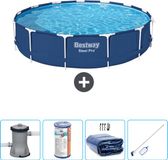 Bestway Rond Steel Pro Zwembad - 396 x 84 cm - Blauw