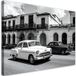 Image sur toile: Voitures rétro garées dans une rue de La Havane Cuba, 45x30
