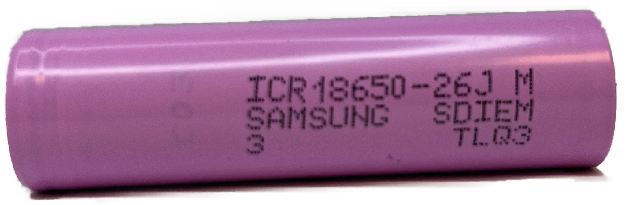 Samsung ICR18650 2600mAh 26J - unprotected flat top