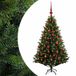 vidaXL Kunstkerstboom met Ballen 150 cm 150 LED's Warmwit