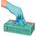 Honeywell 4580081-XL DexPure 800-81 nitrilhandschoenen voor eenmalig gebruik, poedervrij, blauw, 24 cm lang, gecertificeerd voor contact met levensmiddelen, maat XL (pak van 100 handschoenen/50 paar)