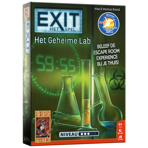 999 Games EXIT - Het Geheime Lab