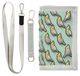 Portefeuille pliable en nylon Cordura avec motif Doodle