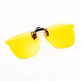 Loud and Clear® Nachtbril - Overzet - Clip On - Cat Eye - Opzet - Auto - Gepolariseerd - Polariserend - 135x55mm