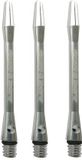 ABC Darts Aluminium Zilver Medium Dart Shafts - 3 Sets (9 Stuk)