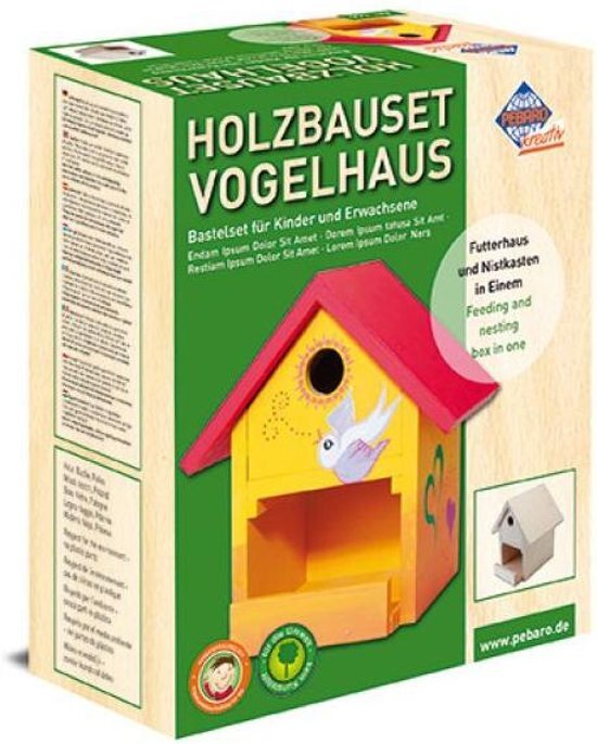 Pebaro Vogelhuis Bouwset 466 - incl. hout en gereedschap