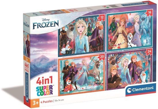 Clementoni 4-in-1 Puzzel Disney Frozen
