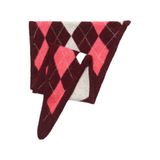 CKS Grandana donkerrood geruite triangle scarf