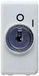 Gewiss SCHAKELAAR 2P 250V ac - 10AX - MET SLEUTEL - SYMBOOL 0/I - 1 MODULE - SYSTEM WHITE, GW20005