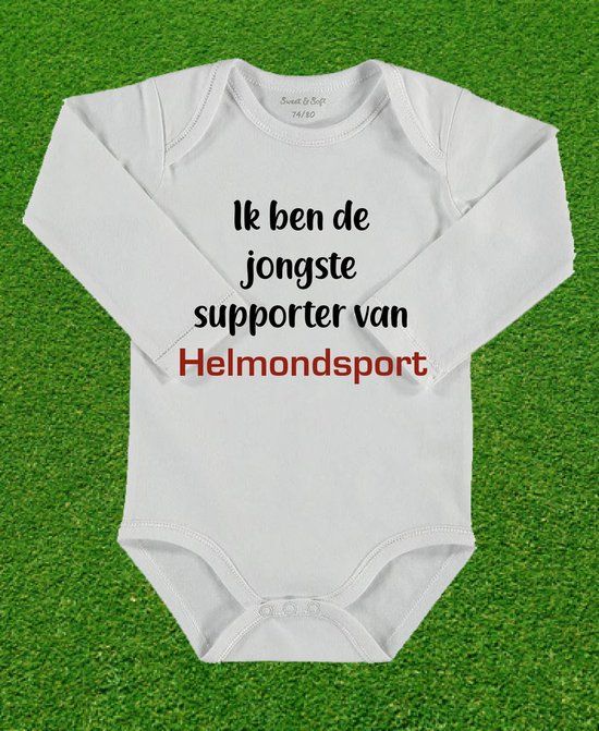 Rompertje Helmond Sport - Wit - Lange Mouw - Maat 98/104