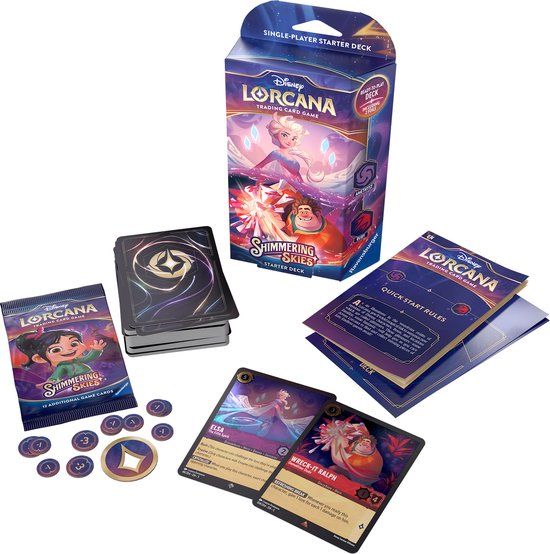 Disney Ravensburger Disney Lorcana TCG: Ursula's Return - Amethyst & Ruby: Elsa & Wreck-It Ralph Starter Deck - UK