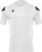 Macron Polis Chemise Manches Courtes Enfants - Blanc / Anthracite
