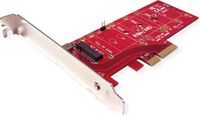 ROLINE PCIe 4.0 x4 3.3V5A hostadapter voor PCIe-NVMe M.2 110mm SSD