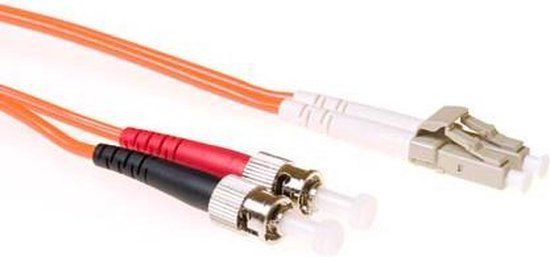 ACT RL7505 Glasvezel Patchkabel Duplex LSZH - LC/ST 50/125µm OM2 - 5 meter