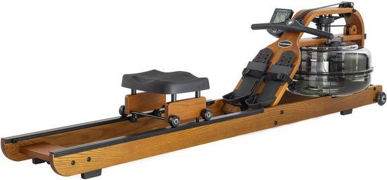First Degree Fitness Fluid Rower Viking 3V Roeitrainer - Roeimachine met waterweerstand - Bluetooth - Opklapbaar - Hartslagfunctie