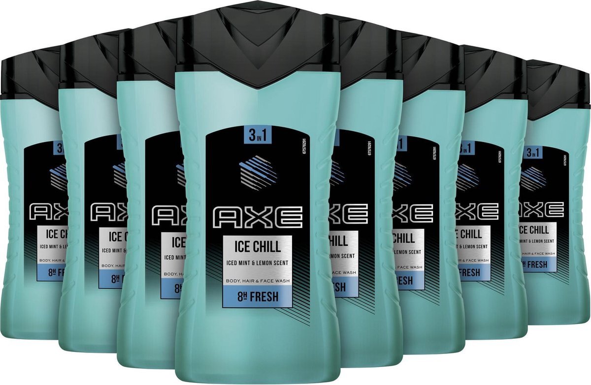 AXE Ice Chill Showergel - 6 x 250 ml - Voordeelverpakking