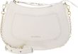 Coccinelle Leren schoudertas C-Easy Mini Crossover Bag Pearl crème